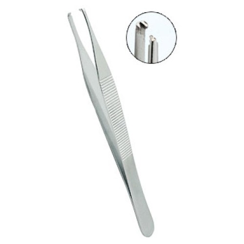 Adson toothed fcps 4-3/4" 1x2 teeth