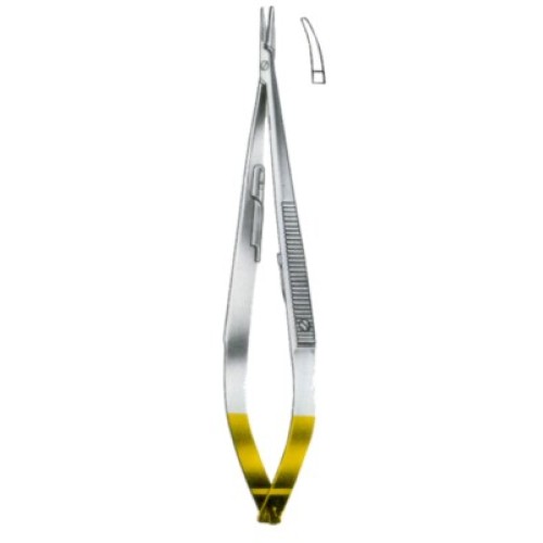 Micro needle holder castroviejo 18cm/7" smooth cvd