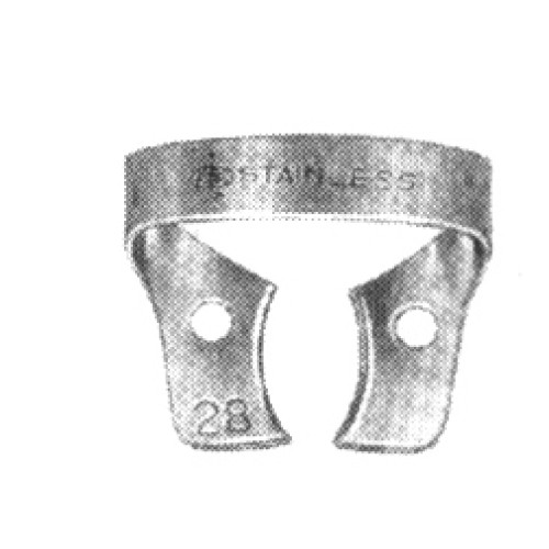 Molar Clamps with Dam-Engaging Projections (Winged