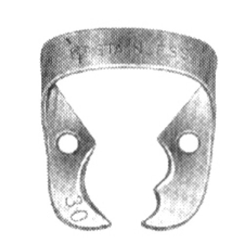 Molar Clamps with Dam-Engaging Projections (Winged