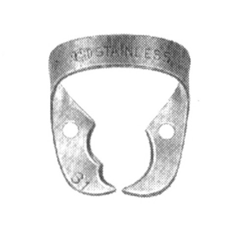 Molar Clamps with Dam-Engaging Projections (Winged