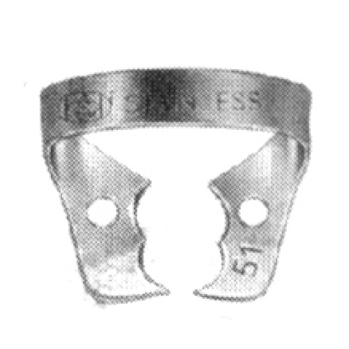 Molar Clamps with Dam-Engaging Projections (Winged