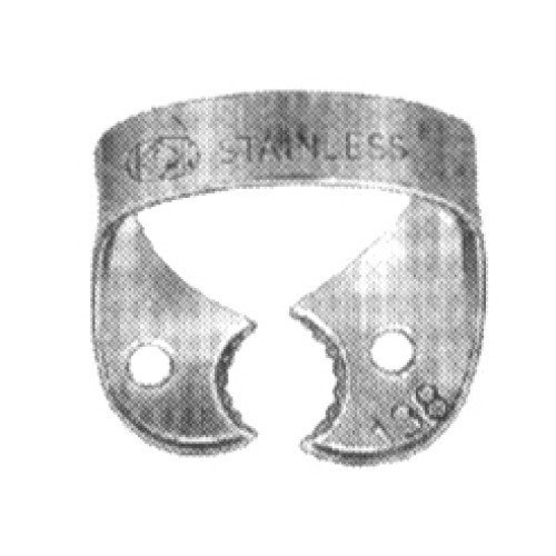 Molar Clamps with Dam-Engaging Projections (Winged