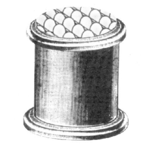 Cotton Pellet Dispenser Oval