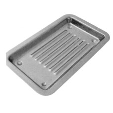 Scalar tray with grooves