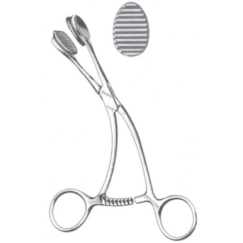 Young forceps 165mm, 6 1/2"