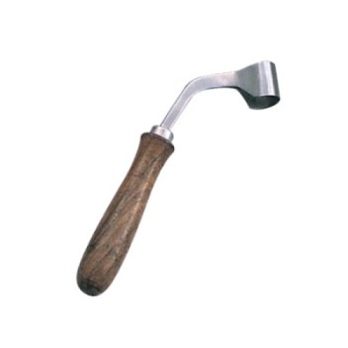 Parting knife (ovel curved) wooden handle