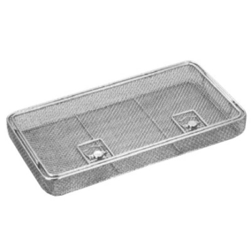 Wire mesh tray with lid 240x250x5mm
