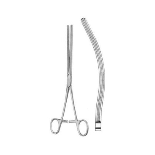Kocher-Atrauma Intestinal Clamps Forceps BJ Curved
