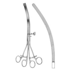 Lane Intestinal Stomach Clamps BJ Curved 30cm/12"