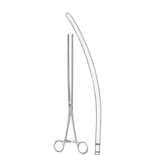 Scudder Atrauma Intestinal Forceps BJ Curved 33cm/