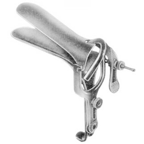 Grave Vaginal Speculas 115mmx35mm Black Insulated For Laser Surgery