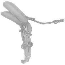 Grave Vaginal Speculas 101mmx35mm Black Right side open Angled For Laser Surgery