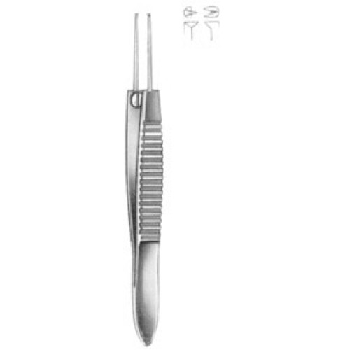 Graefe Iris Forceps Straight 1.0mm 7cm/2 3/4"