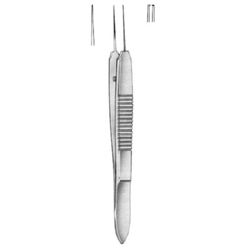 Graefe Iris Forceps Curved 0.7mm 7cm/2 3/4"