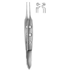 Graefe Iris Forceps Straight 1:2 1.0mm 7cm/2 3/4"