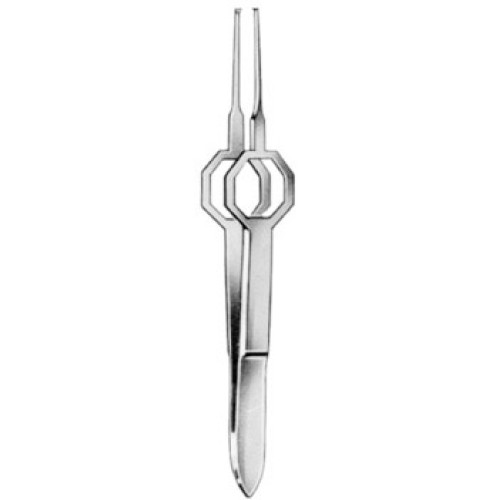 Stevens Iris Forceps Curved 10.5cm/4 1/4"