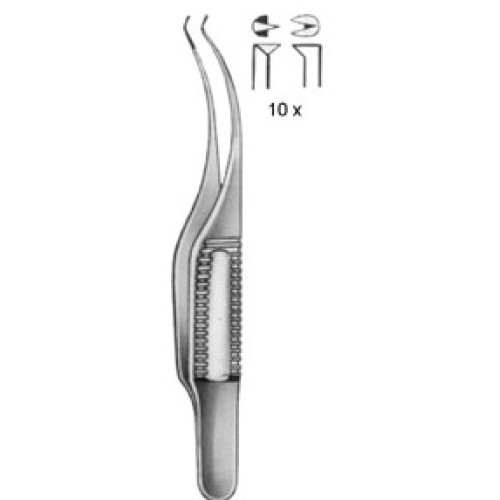 Elschnig Fixation Forceps 10cm/4"