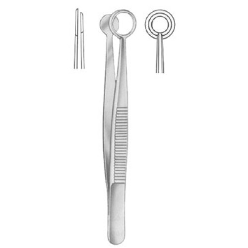 Bores Corneal Fixation Forceps 0.12mm 10cm/4"