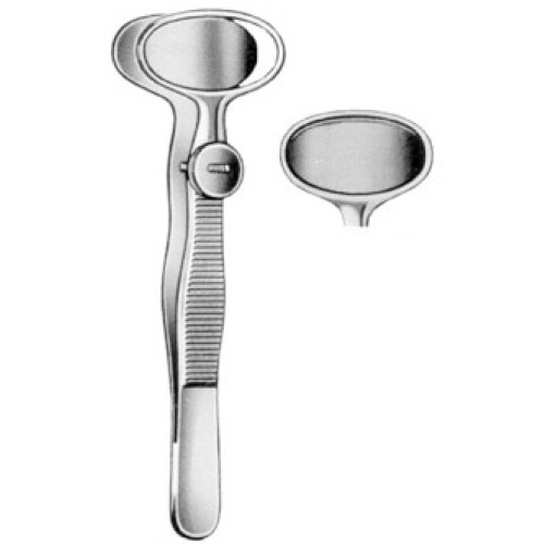 Graefe Fixation Forceps 11cm/4 1/2" With Spring C