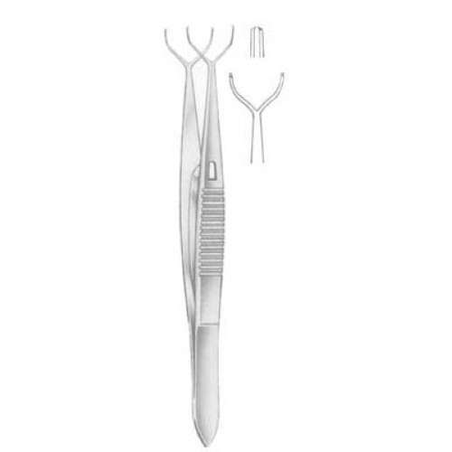 Graefe Fixation Forceps 11cm/4 1/2" 3:4 Teeth