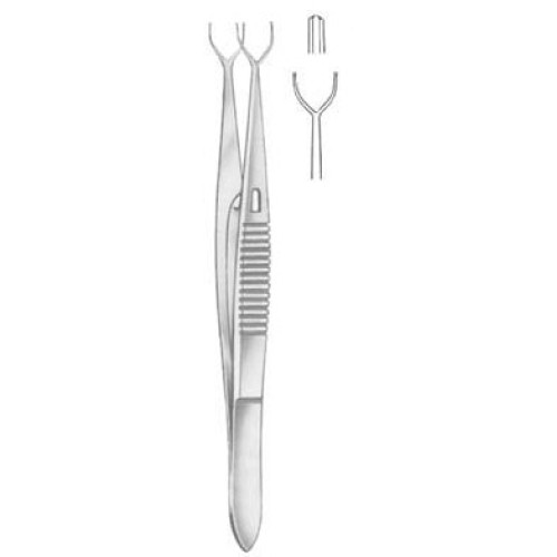 Castroviejo Tissue Forceps 9cm/3 1/2"