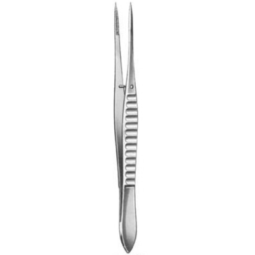 Castroviejo Tissue Forceps Curved 0.30mm 10cm/4"