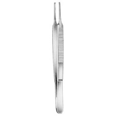 Castroviejo Tissue Forceps Curved 0.50mm 10cm/4"