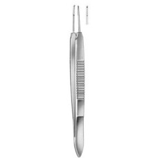 Castroviejo Tissue Forceps Curved 1.05mm 10cm/4"