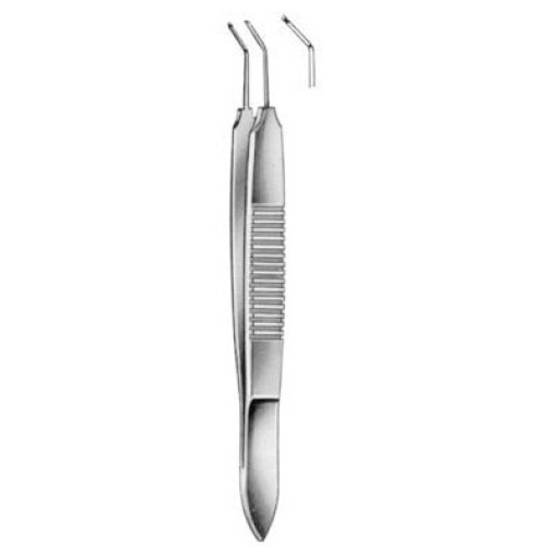Green Tissue Forceps 05mm 10cm/4" With Spring Cat